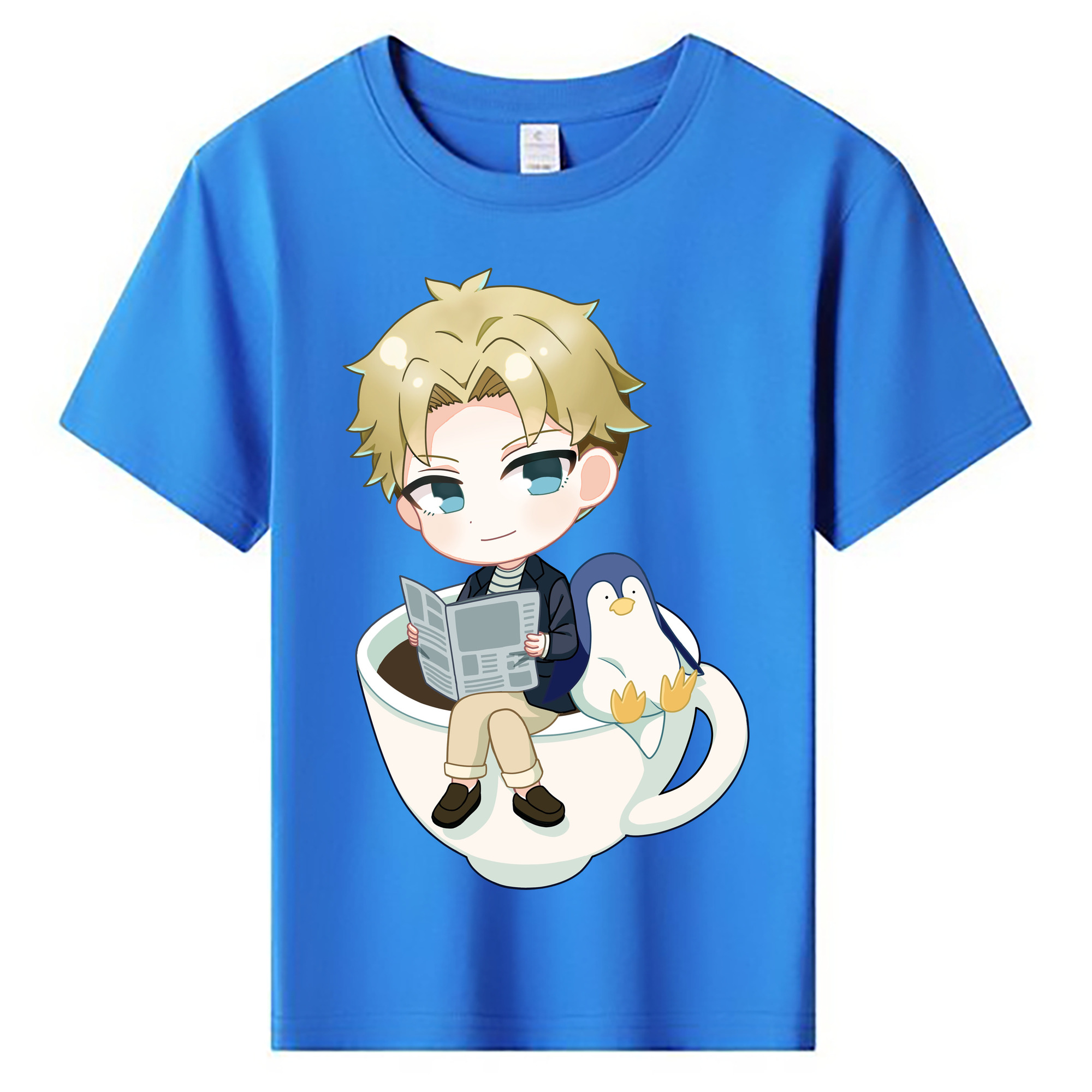 （画像用） SPY×FAMILY间谍家家酒 綿100％キッズTシャツ（フロントプリント）